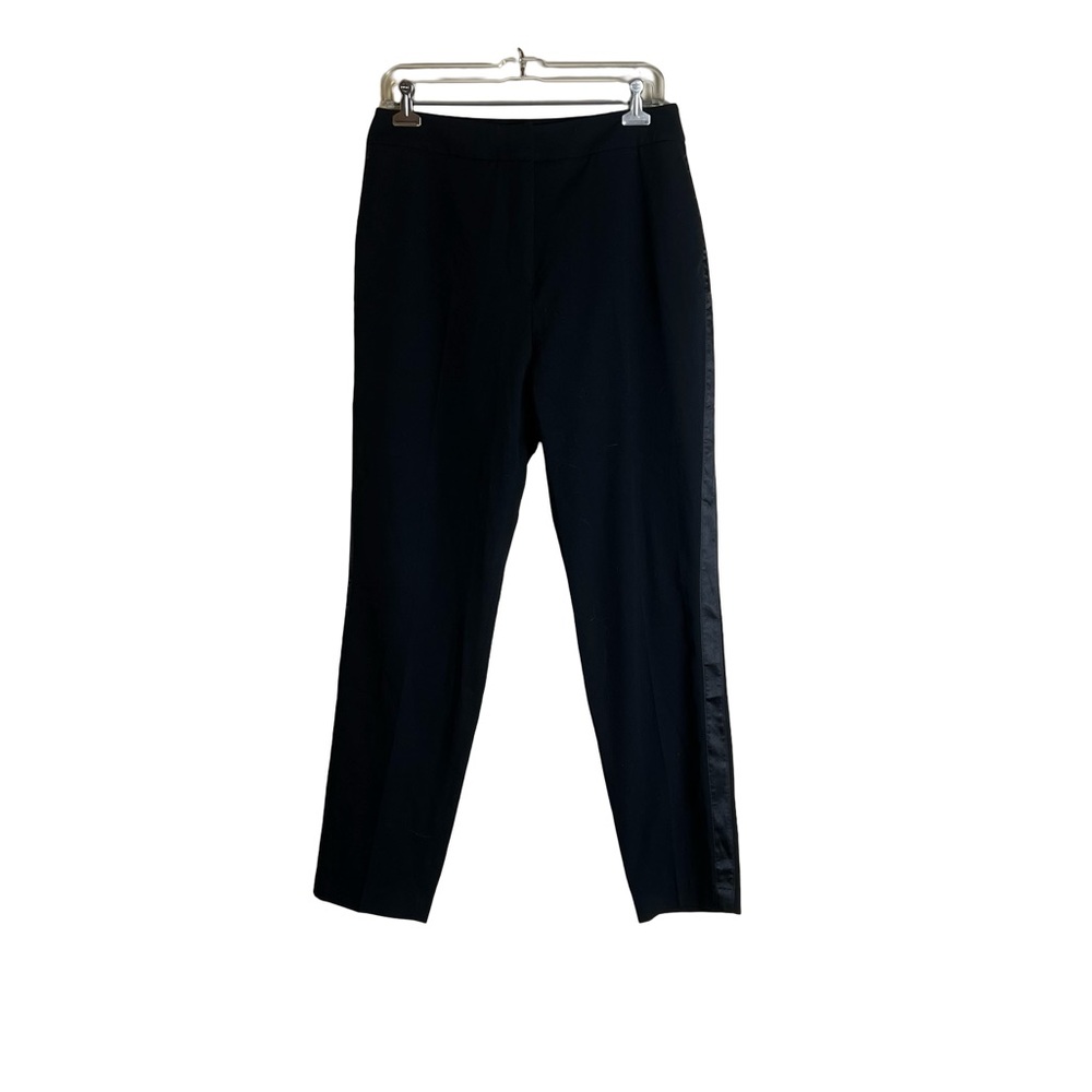 NWT‎ Sosandar long leg black tuxedo trousers